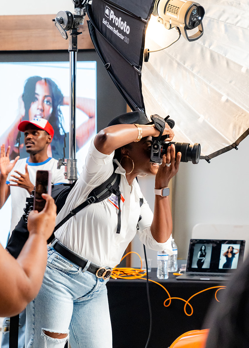 Atlanta Black Woman Photographer Black women photographers in Atlanta using Profoto lights